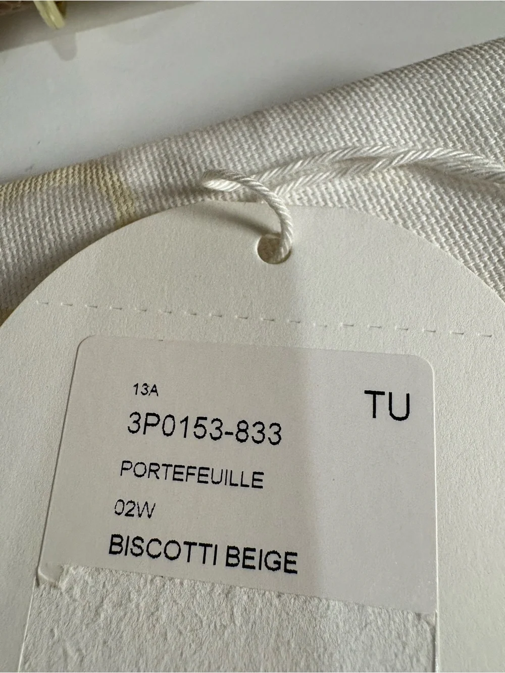 Chloé Bea Long Wallet 3P0153-833 Biscotti Beige Leather Wristlet Tags Dust Bag